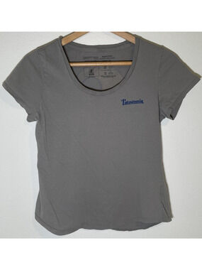 Patagonia Women's Slim Fit Short Sleeve Scoop Neck T-Shirt Gray - S